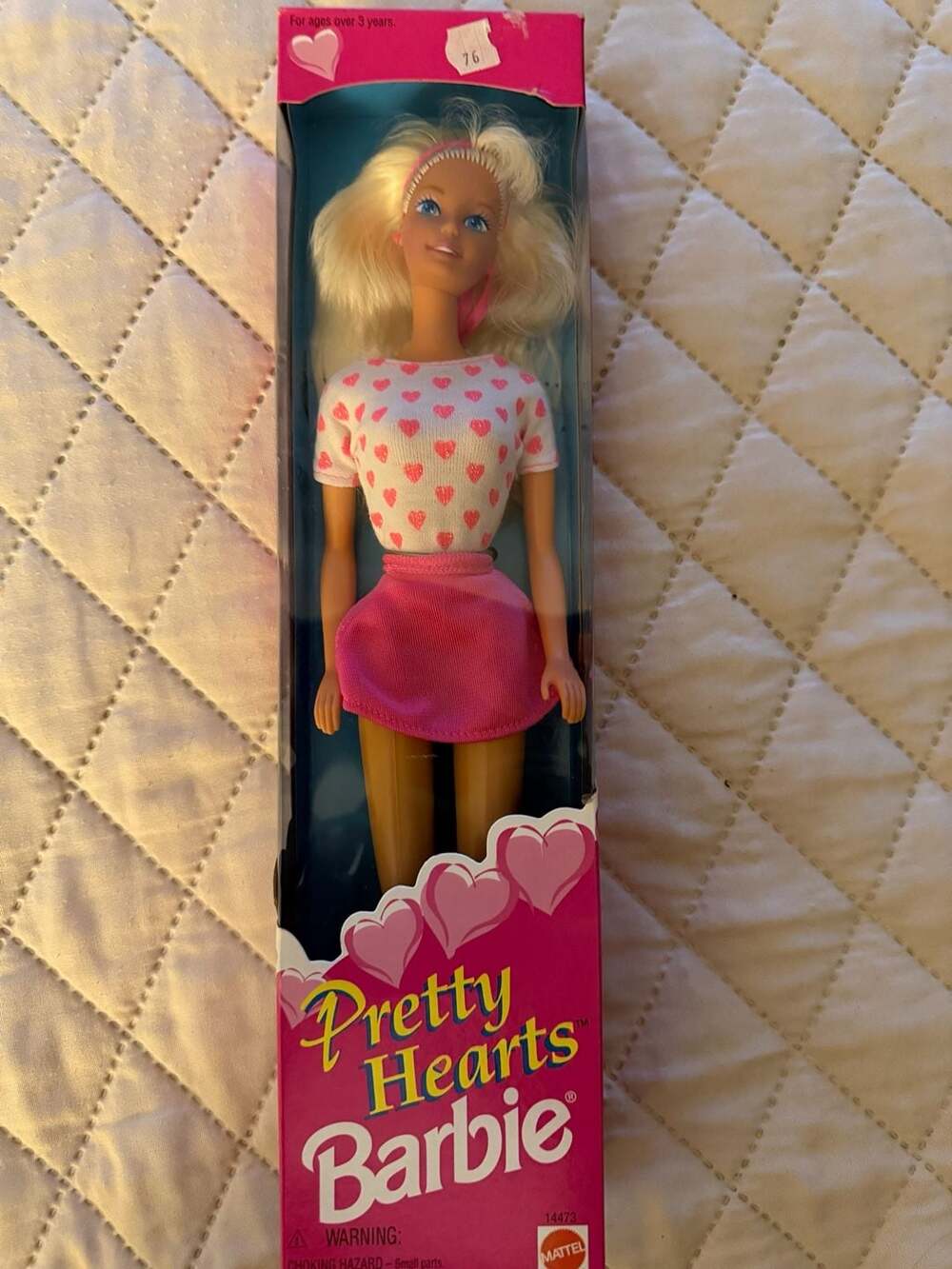 Mattel Pretty Hearts Barbie Doll 1995